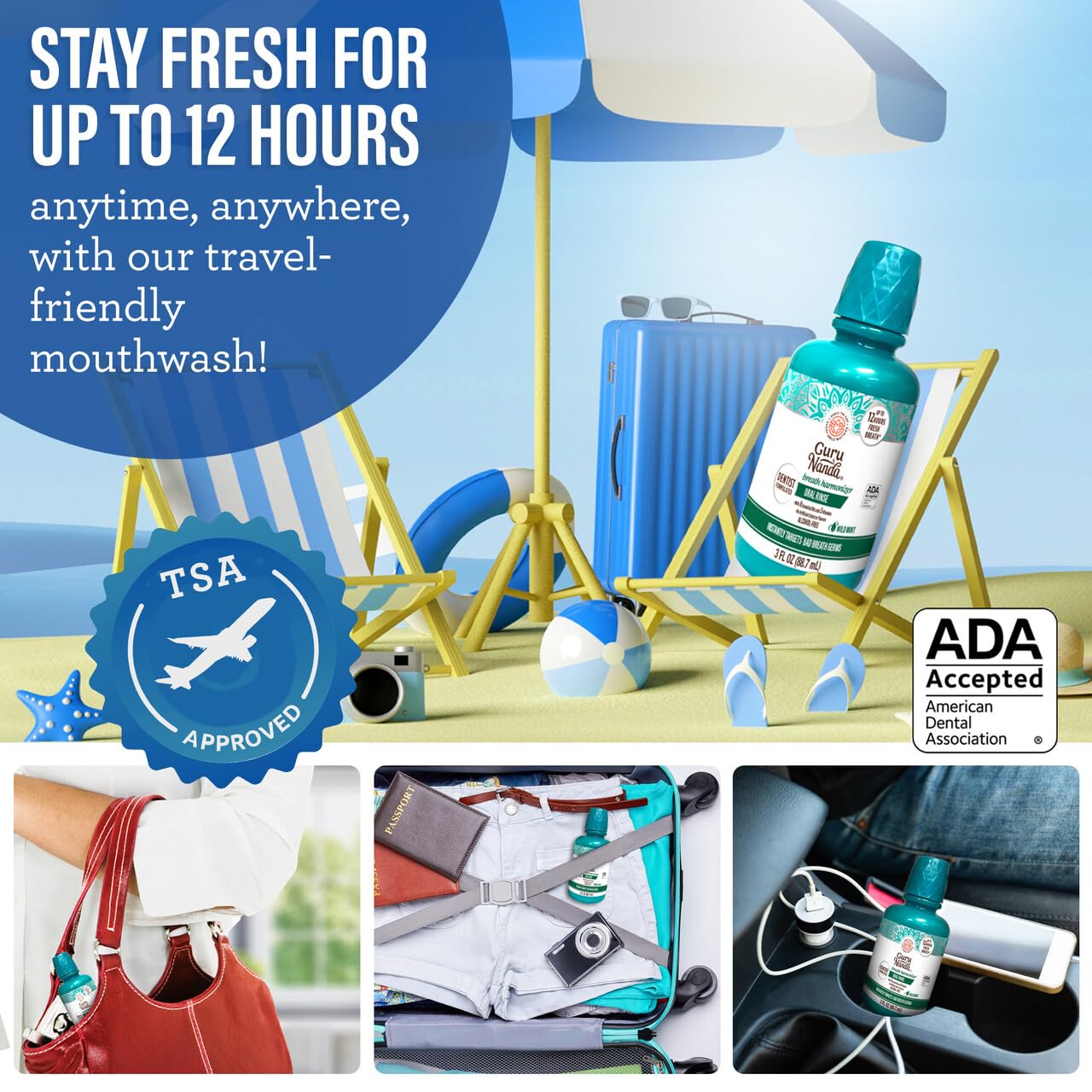 Foto 6 pulgar | Paquete De Cuidado Bucal Gurunanda Shine Bright Stay Fresh - Venta Internacional.