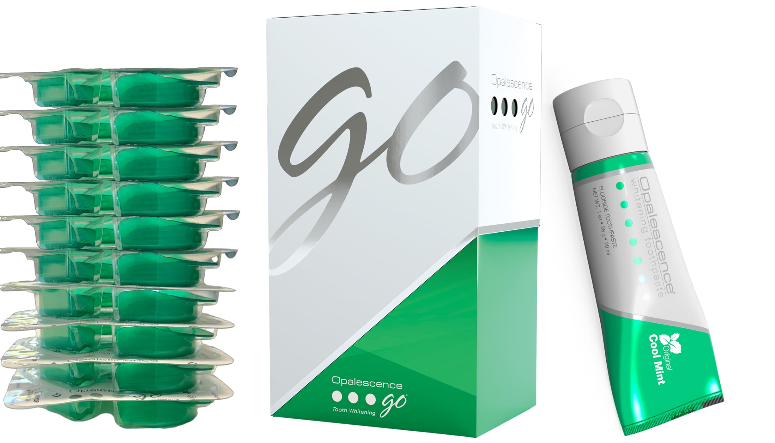 Foto 2 pulgar | Bandejas Blanqueadoras Opalescence Go 15% Con Pasta De Dientes 30 Ml - Venta Internacional.