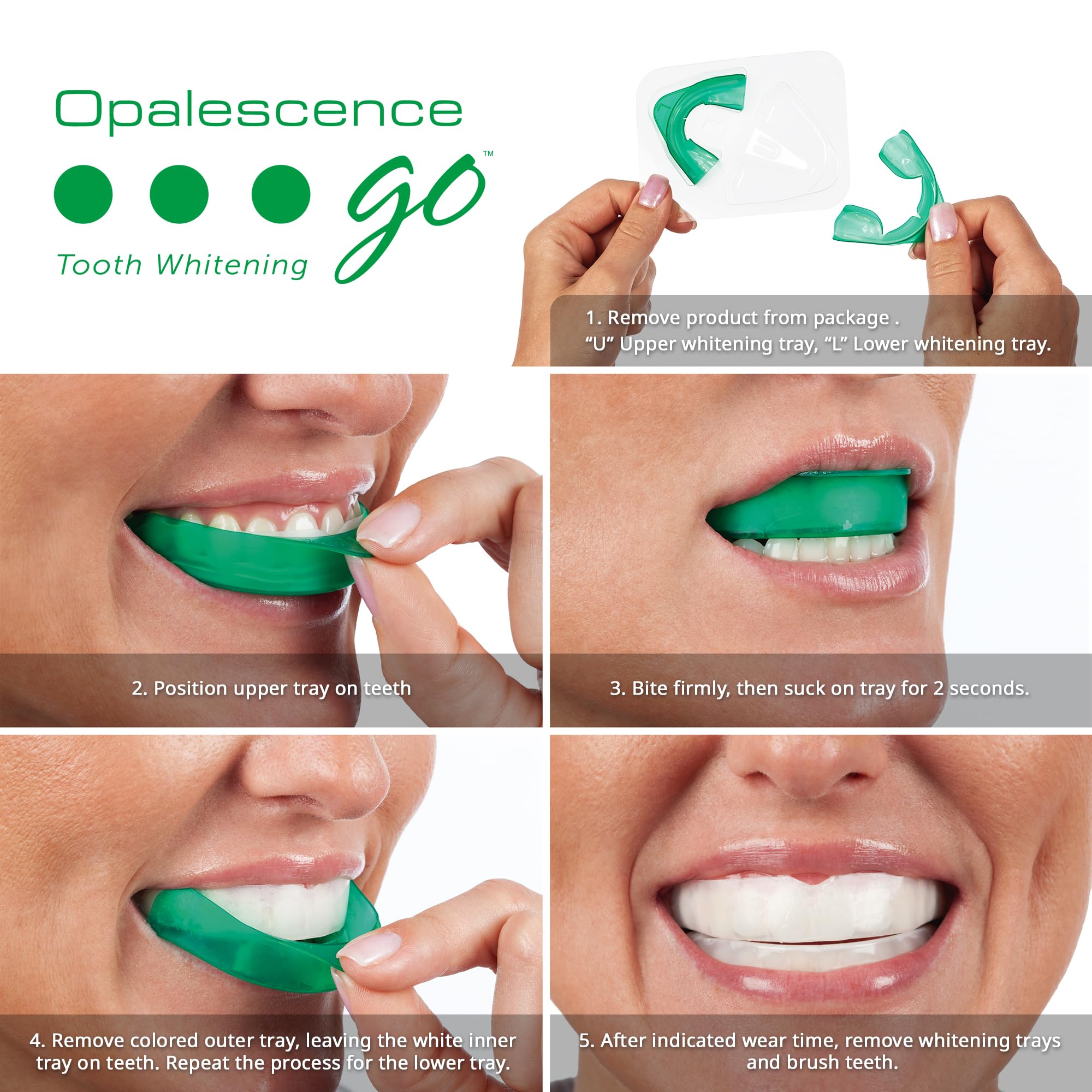 Foto 3 pulgar | Bandejas Blanqueadoras Opalescence Go 15% Con Pasta De Dientes 30 Ml - Venta Internacional.