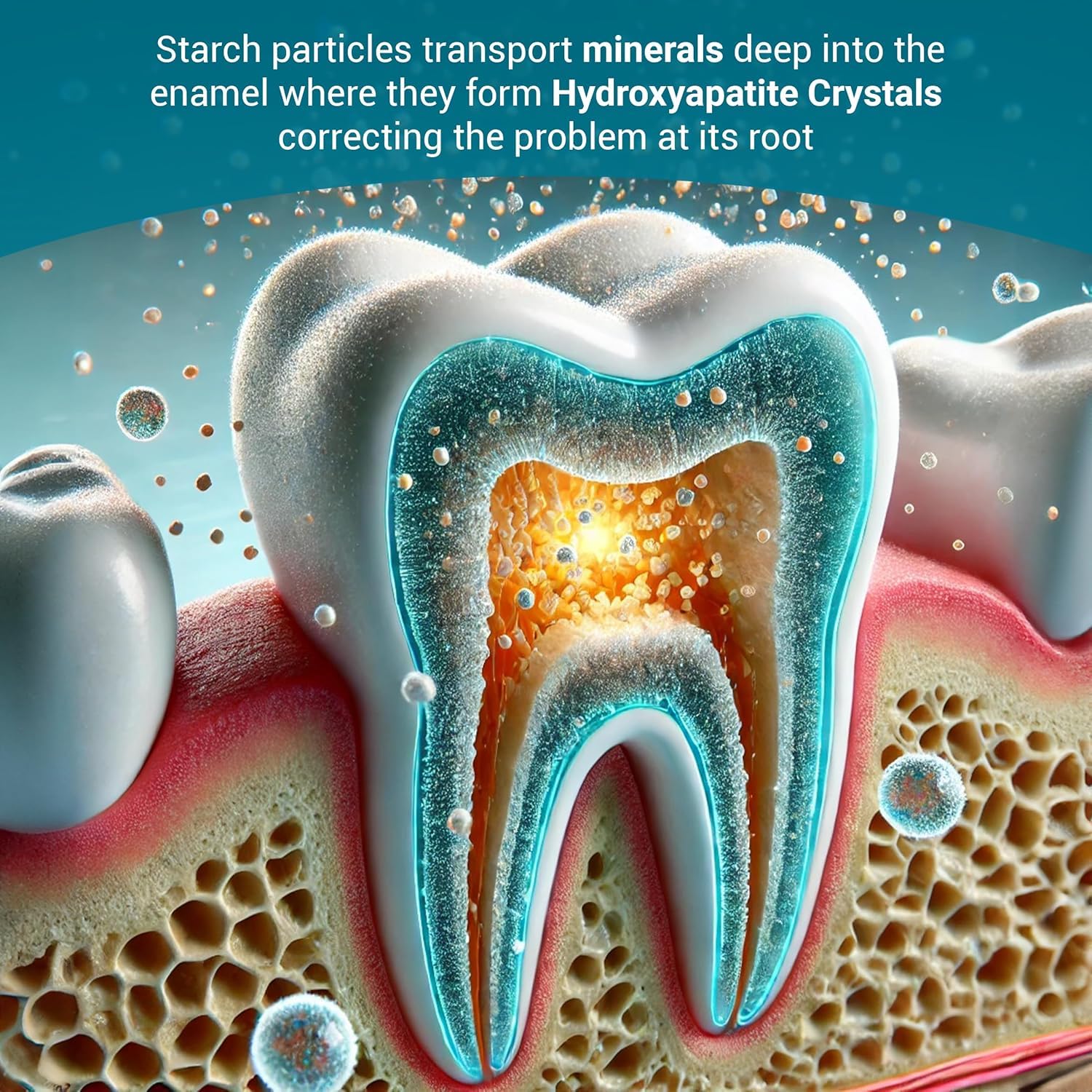 Foto 6 pulgar | Tratamiento De Sensibilidad Dental Crystlcare Sensitive Teeth Strips - Venta Internacional.