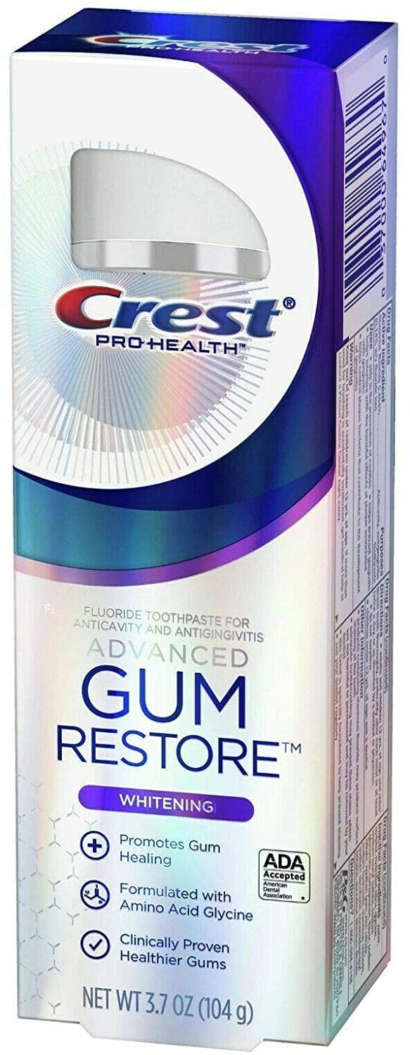 Foto 5 pulgar | Pasta De Dientes Crest Pro Health Gum Restore Whitening 110 G X2 - Venta Internacional.