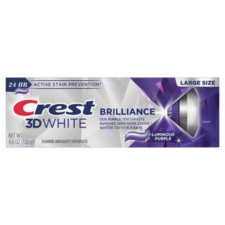 Foto 7 | Pasta De Dientes Crest 3d White Brilliance Luminous Purple 135 Ml X3 - Venta Internacional.