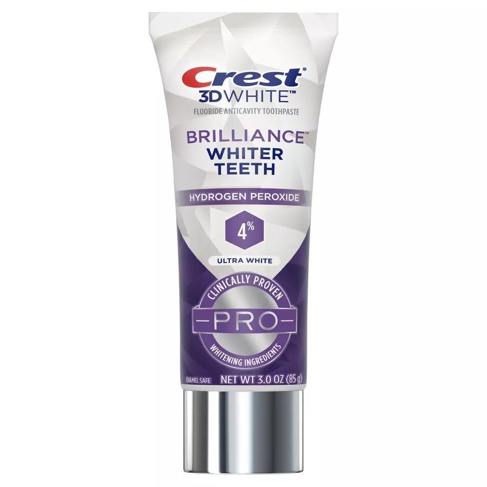 Foto 3 pulgar | Pasta de Dientes Crest 3d White Brilliance Whiter Teeth 90 ml 3 Piezas - Venta Internacional