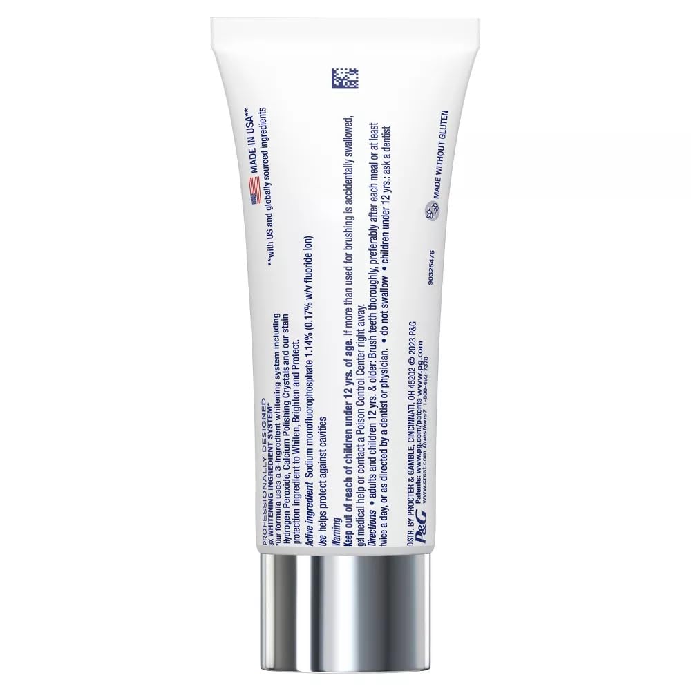 Foto 4 pulgar | Pasta de Dientes Crest 3d White Brilliance Whiter Teeth 90 ml 3 Piezas - Venta Internacional