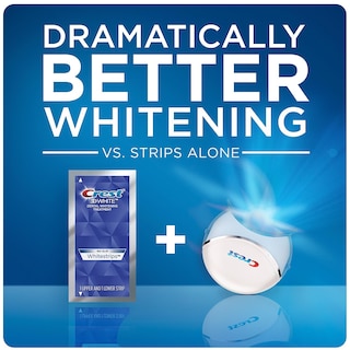Foto 7 | Kit De Tiras Blanqueadoras De Dientes Crest 3d Whitestrips Con Luz - Venta Internacional.