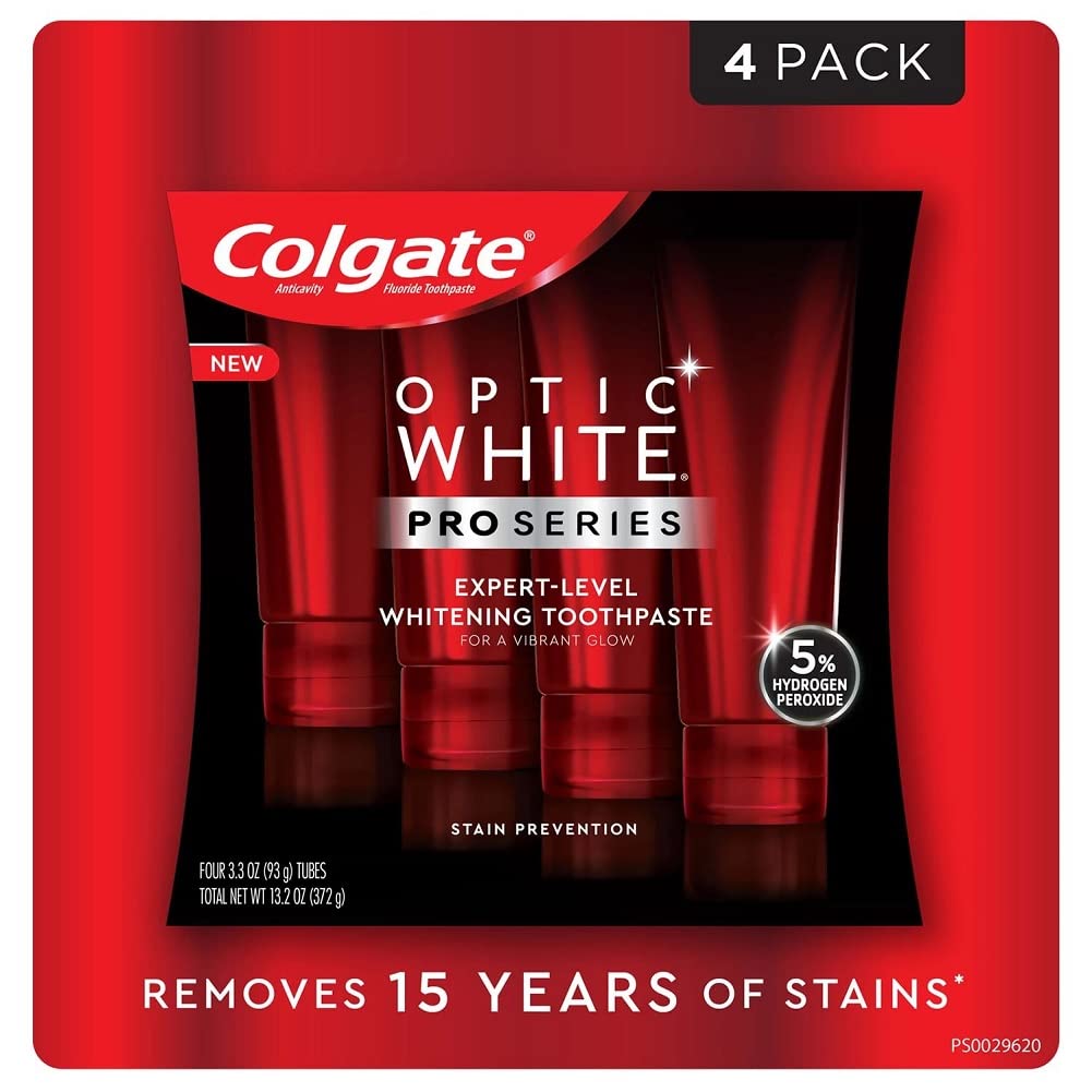 Foto 2 pulgar | Pasta De Dientes Colgate Optic White Pro Series Stain Shield 100mlx4 - Venta Internacional.