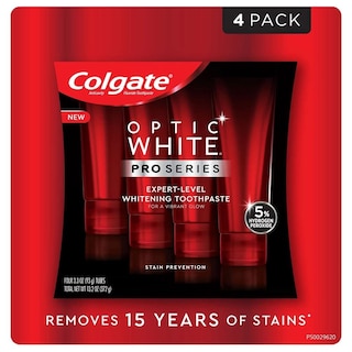 Foto 1 | Pasta De Dientes Colgate Optic White Pro Series Stain Shield 100mlx4 - Venta Internacional.