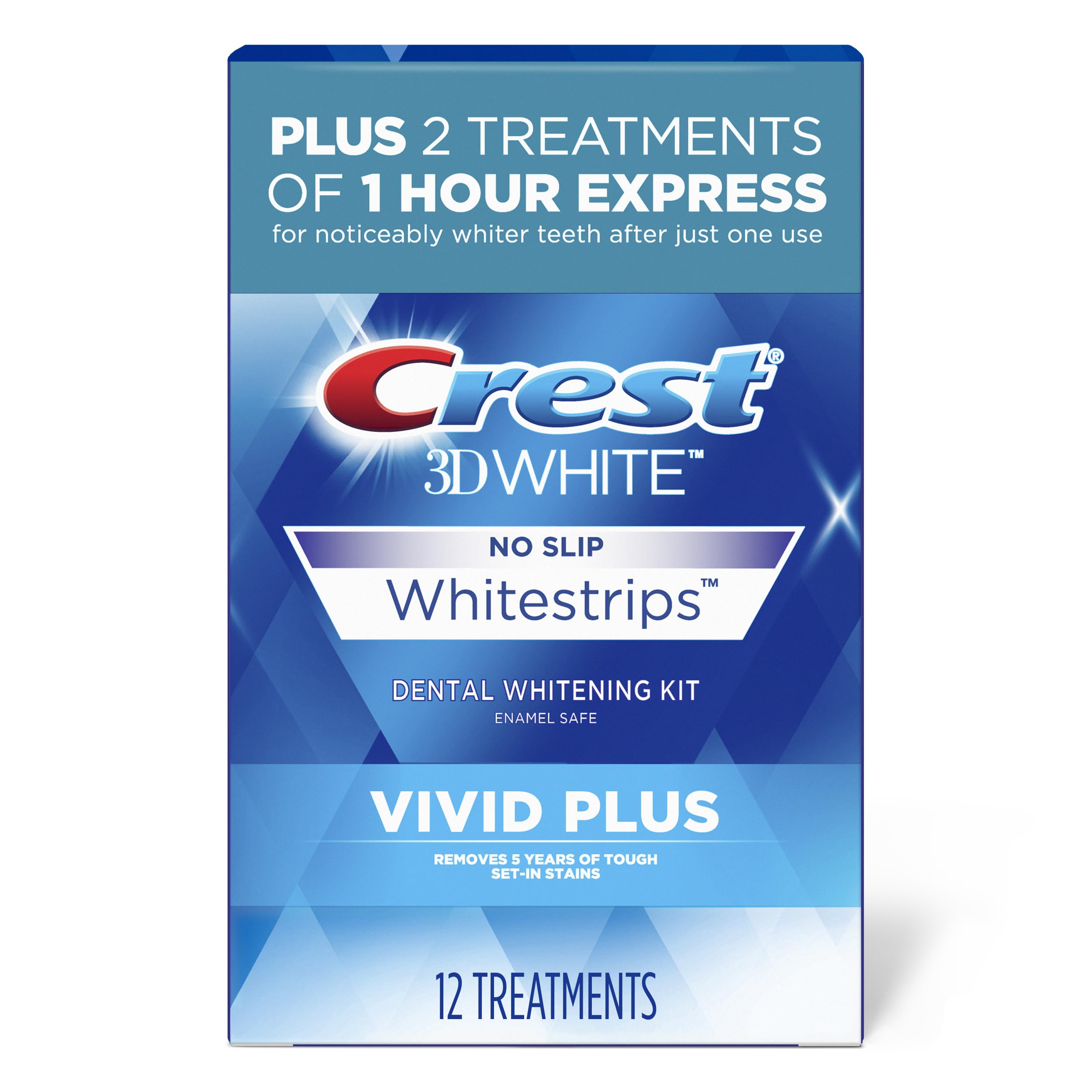 Foto 5 | Kit De Tiras Blanqueadoras De Dientes Crest 3d Whitestrips Vivid Plus - Venta Internacional.