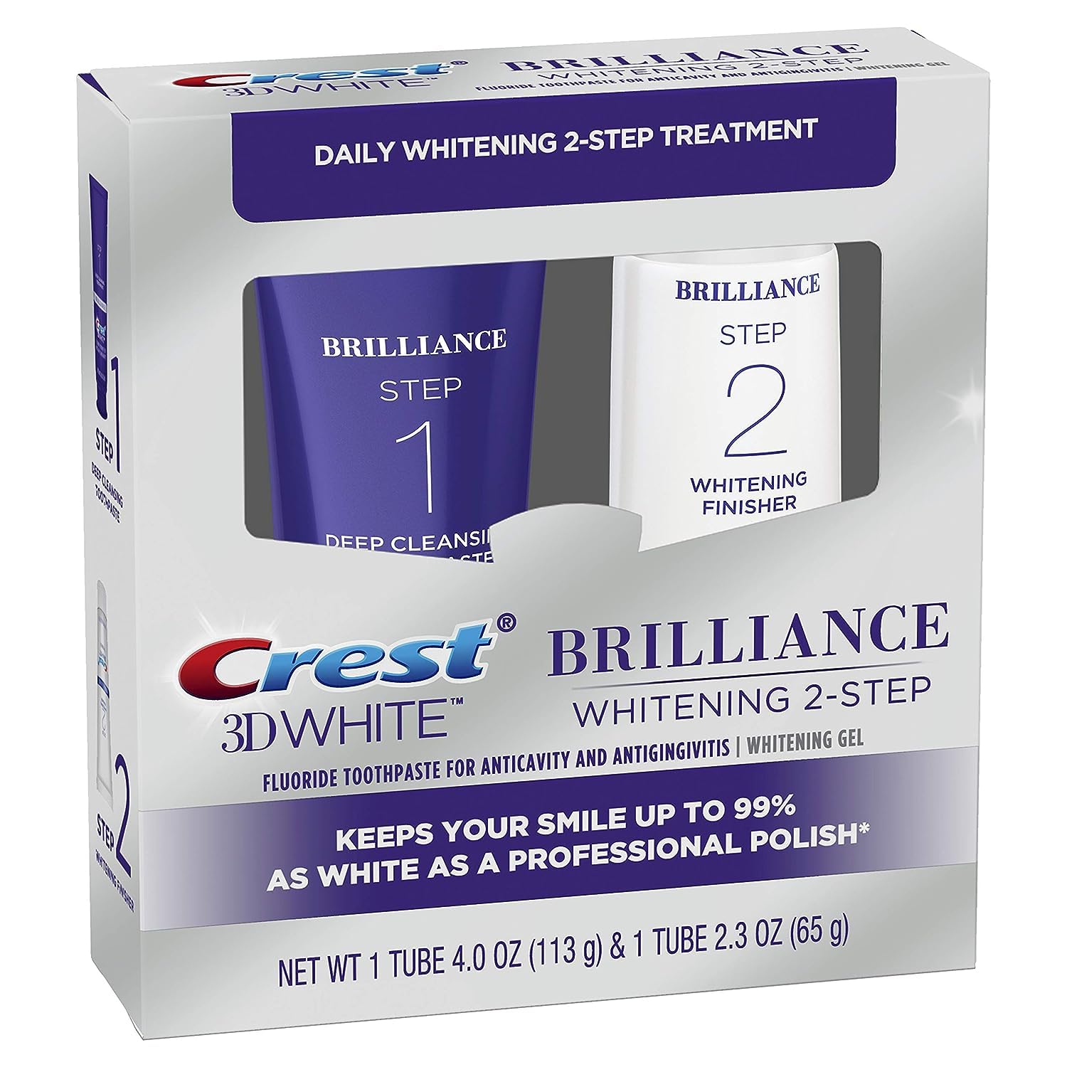 Foto 1 | Kit De Pasta De Dientes Y Gel Blanqueador De Dientes Crest 3d White - Venta Internacional.