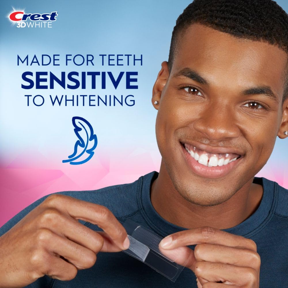 Foto 3 | Kit De Blanqueamiento Dental Crest 3d Whitestrips Sensitive 18 Tratamientos - Venta Internacional.