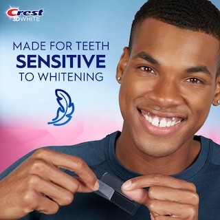 Foto 3 | Kit De Blanqueamiento Dental Crest 3d Whitestrips Sensitive 18 Tratamientos - Venta Internacional.