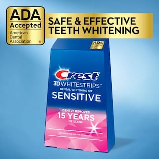 Foto 7 | Kit De Blanqueamiento Dental Crest 3d Whitestrips Sensitive 18 Tratamientos - Venta Internacional.