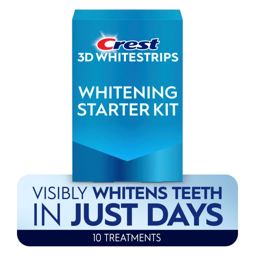 Kit De Blanqueamiento Dental Crest 3d Whitestrips 10 Tratamientos - Venta Internacional.