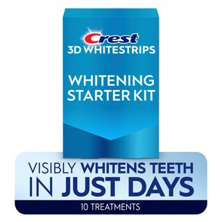 Foto 1 | Kit De Blanqueamiento Dental Crest 3d Whitestrips 10 Tratamientos - Venta Internacional.