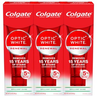 Foto 1 | Pasta De Dientes Colgate Optic White Renewal Whitening, 90 Ml, Paquete De 3 - Venta Internacional.
