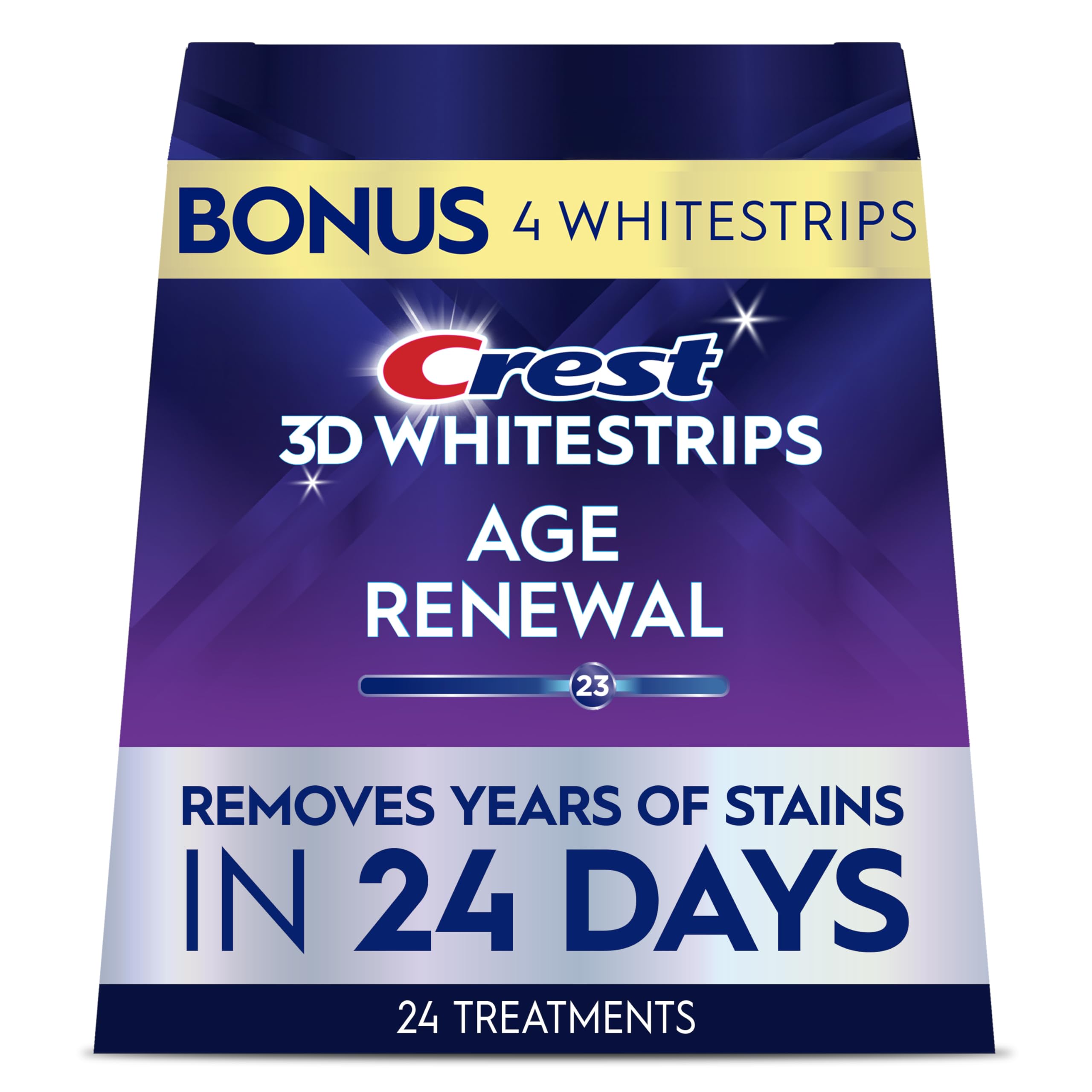 Kit De Blanqueamiento Dental Crest 3d Whitestrips Age Renewal 24 Tratamientos - Venta Internacional.