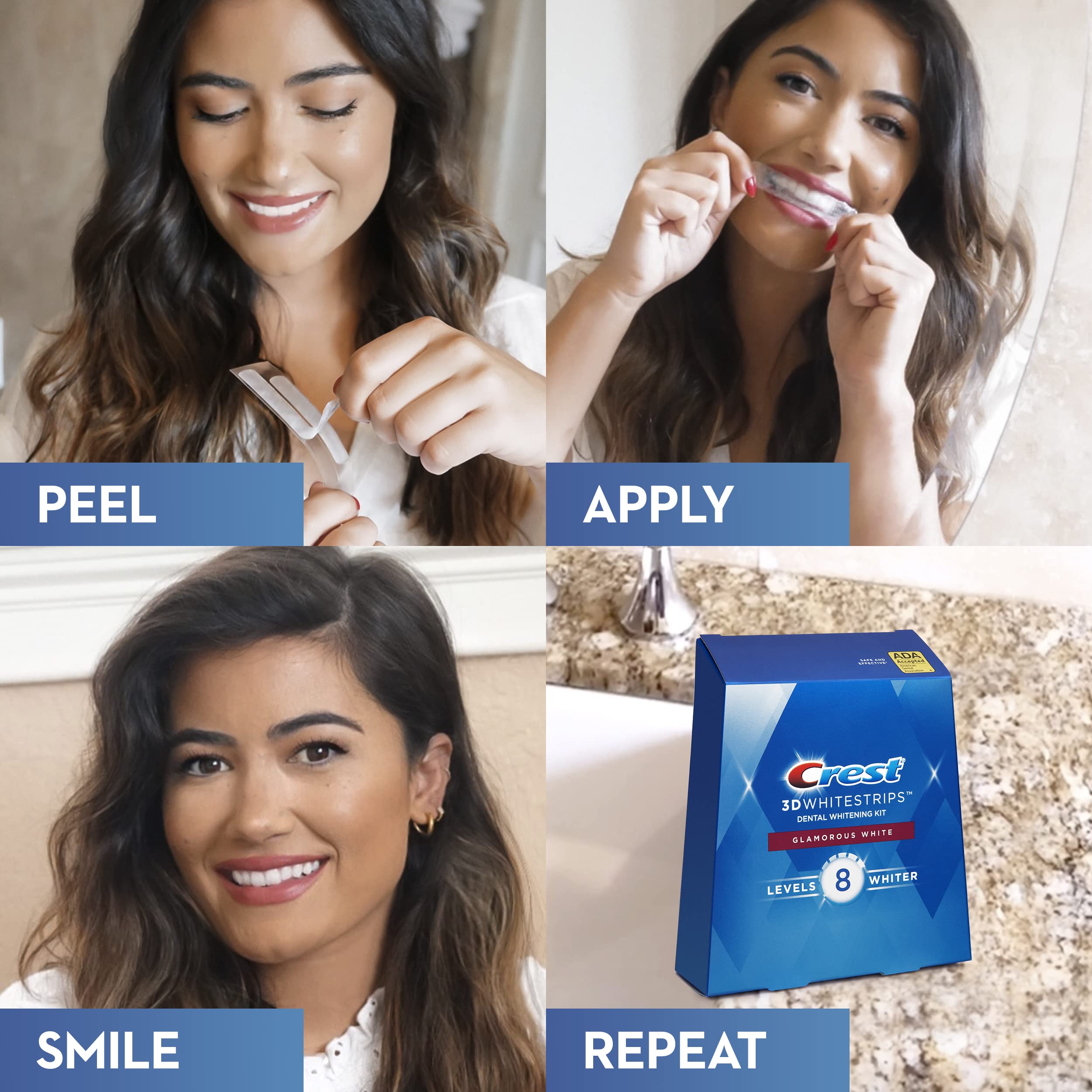 Foto 6 pulgar | Kit De Blanqueamiento Dental Crest 3d White Luxe Whitestrip - Venta Internacional.