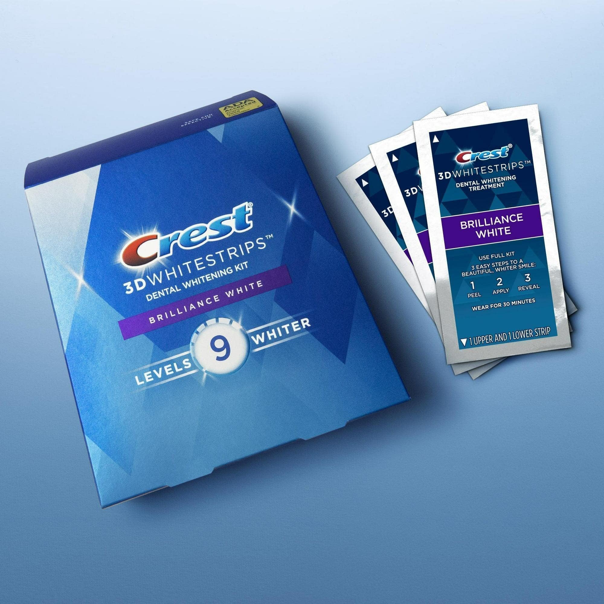 Foto 6 | Tiras Blanqueadoras Crest 3D Brilliance  - Venta Internacional