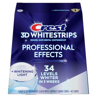 Foto 7 | Kit De Blanqueamiento Dental Crest 3d Whitestrips Professional Effects - Venta Internacional.