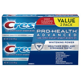 Foto 1 | Pasta De Dientes Crest Pro-health Advanced Whitening Power Paquete Doble - Venta Internacional.