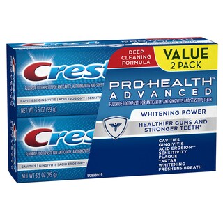 Foto 2 | Pasta De Dientes Crest Pro-health Advanced Whitening Power Paquete Doble - Venta Internacional.