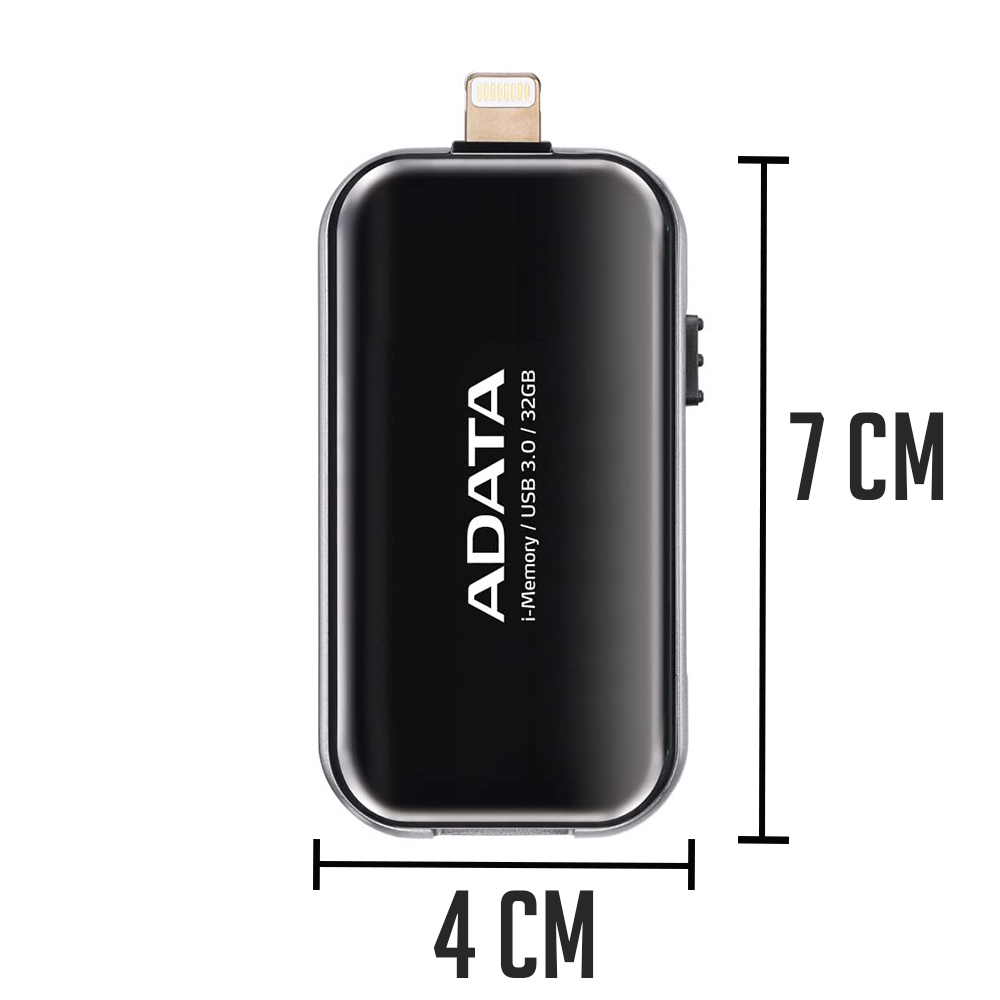 Foto 4 pulgar | Memoria Flash Adata USB 32GB Aue710 3.0 Otg Apple Lightning