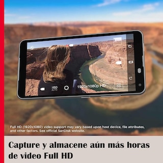 Foto 6 | Tarjeta Memoria Micro SD Sandisk Ultra A1 128 GB Full HD