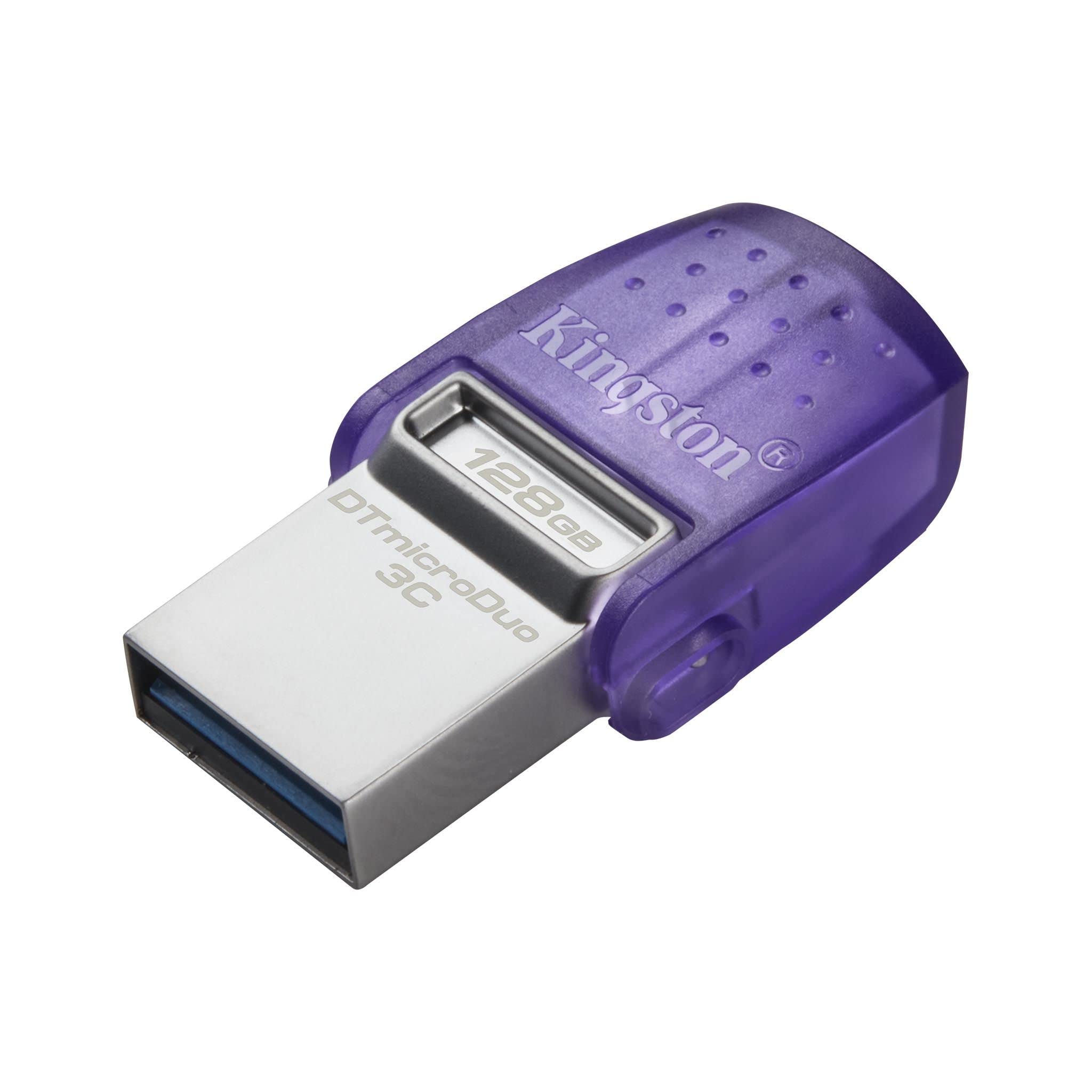 Foto 3 pulgar | Unidad Flash Kingston Datatraveler Microduo 3c De 128 Gb Con Usb-c Y Usb-a - Venta Internacional.