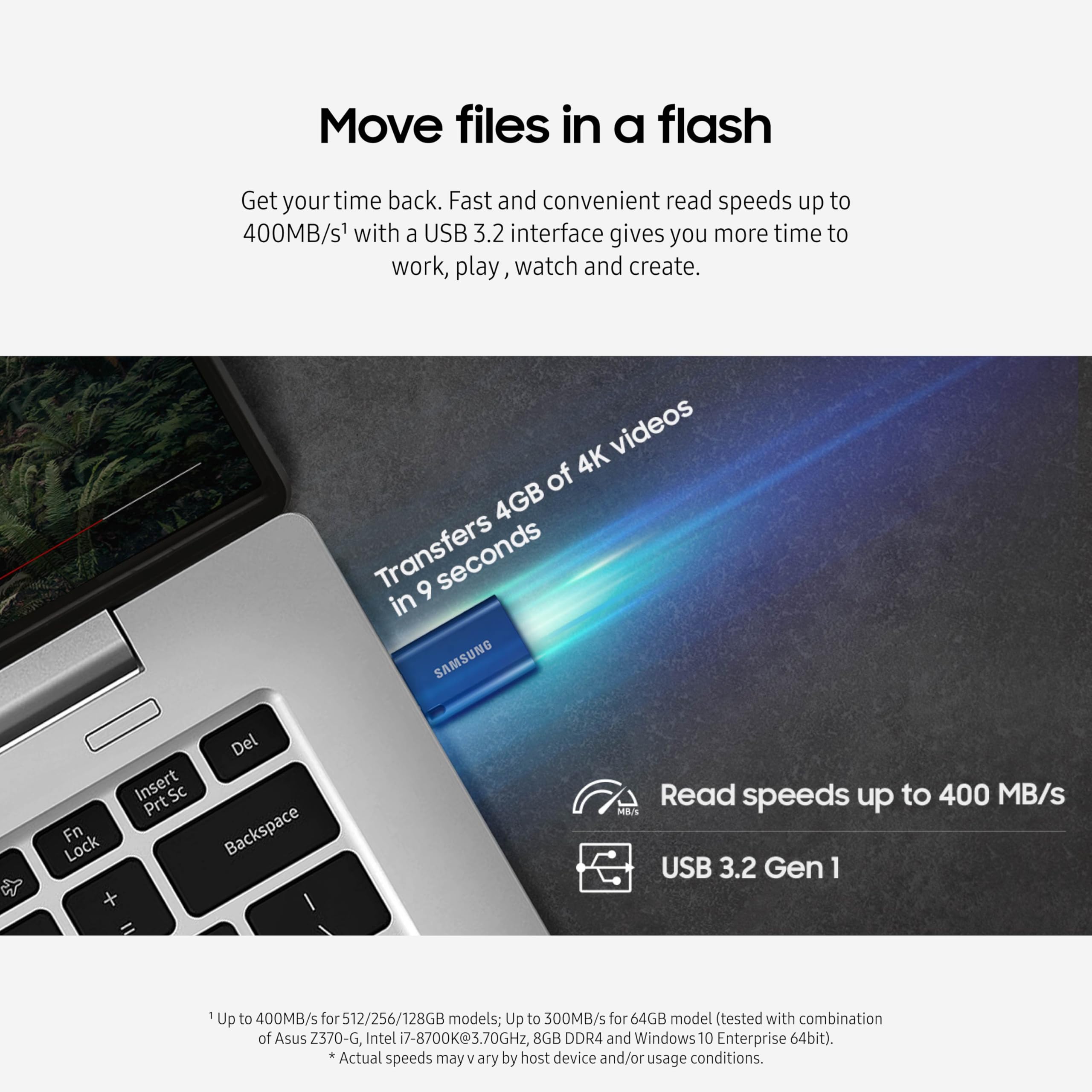 Foto 5 pulgar | Unidad Flash Usb Samsung Type-c™ De 512 Gb con Velocidad de Lectura de 400 Mb/s - Venta Internacional