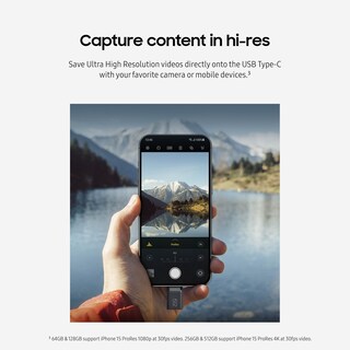 Foto 6 | Unidad Flash Usb Samsung Type-c™ De 512 Gb con Velocidad de Lectura de 400 Mb/s - Venta Internacional