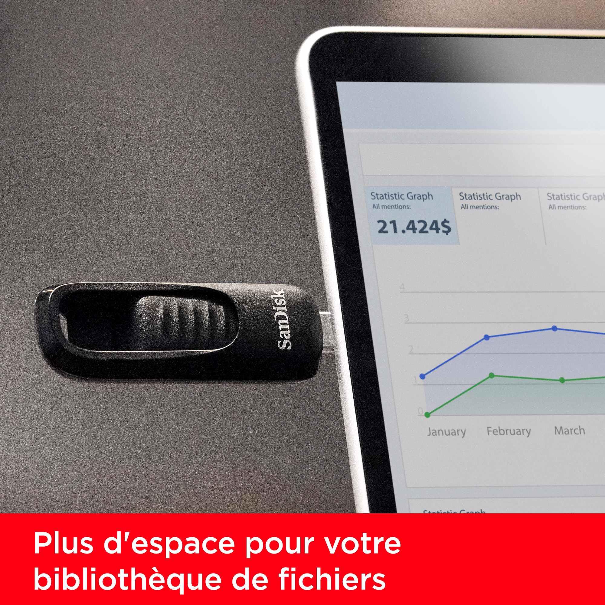Foto 4 pulgar | Usb Sandisk Ultra Slider 256 Gb Usb Type-c 3.2 - Venta Internacional