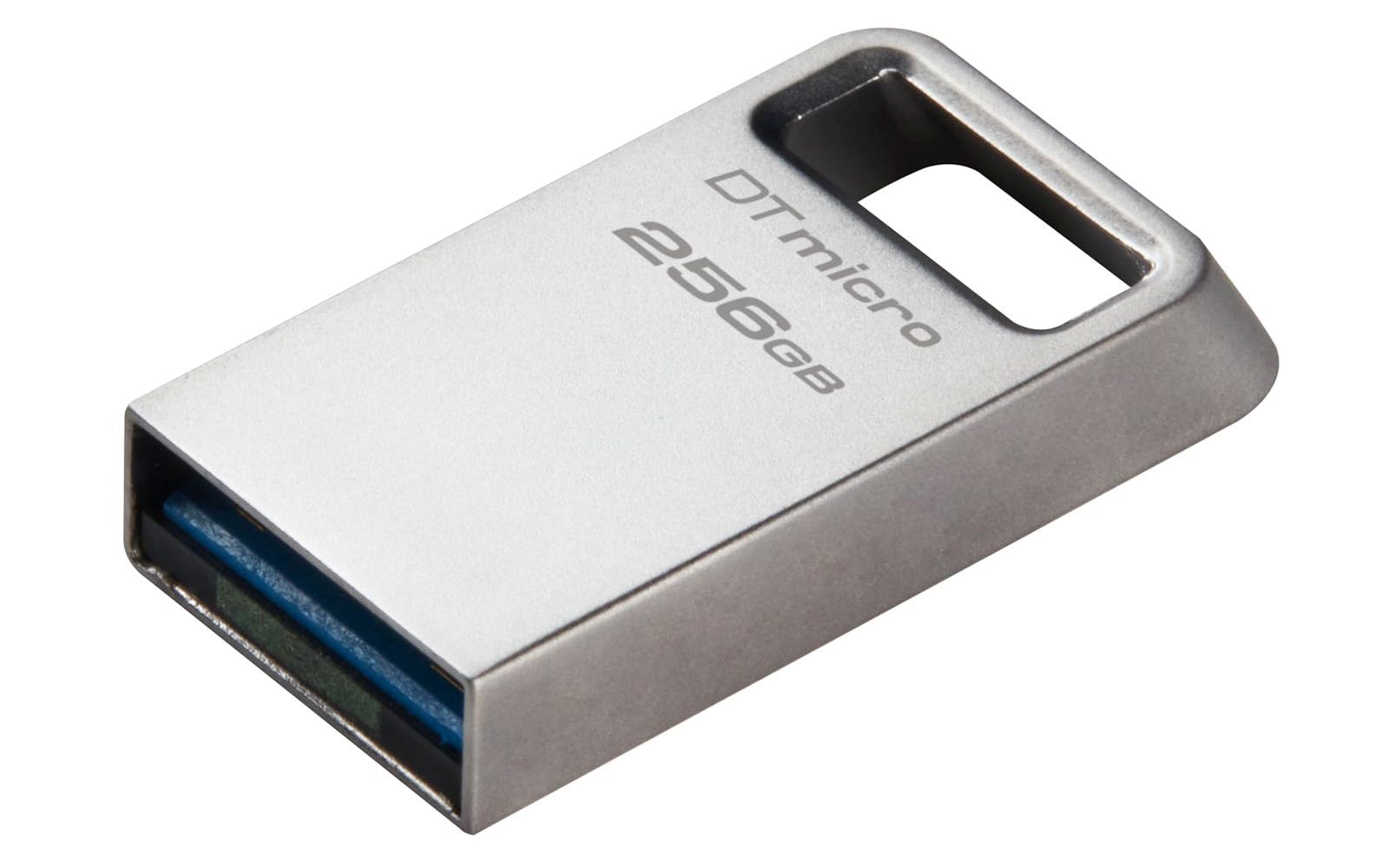 Unidad Flash Usb Kingston Datatraveler Micro 256 Gb Plateada - Venta Internacional.