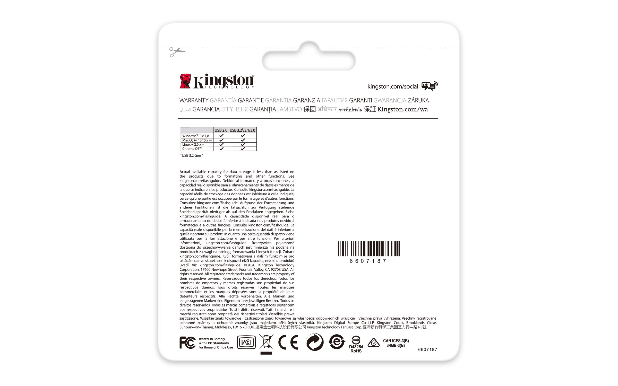 Foto 5 | Unidad Flash Usb Kingston Datatraveler Exodia 256 Gb Usb 3.2 - Venta Internacional.