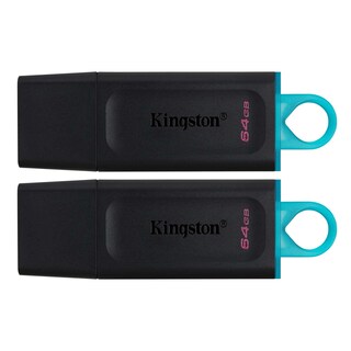 Foto 1 | Unidad Flash Kingston Datatraveler Exodia De 64 Gb Usb 3.2, Paquete De 2 - Venta Internacional.