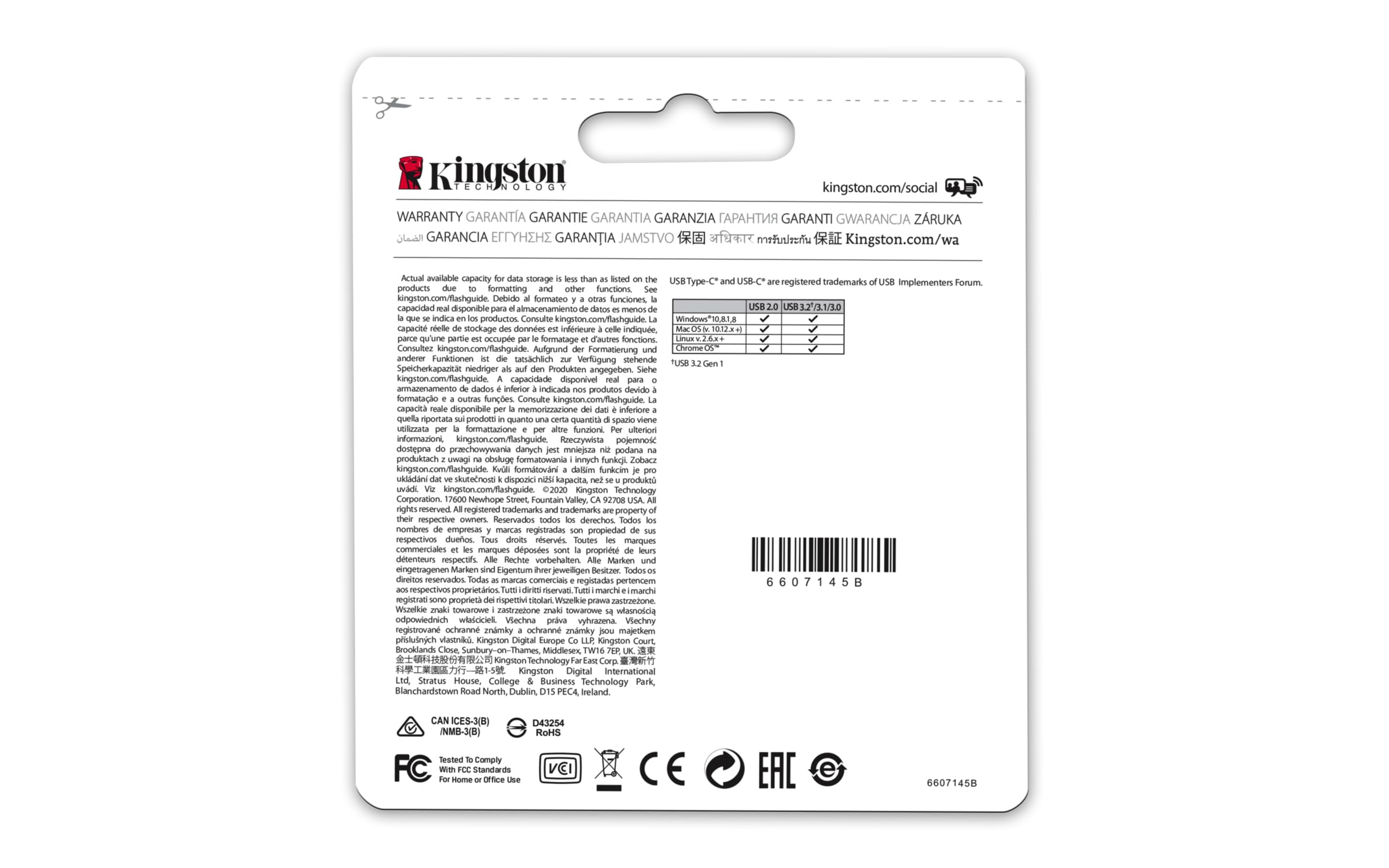 Foto 7 pulgar | Unidad Flash Kingston Datatraveler Microduo 3c 256 Gb Usb-c Y Usb-a - Venta Internacional.