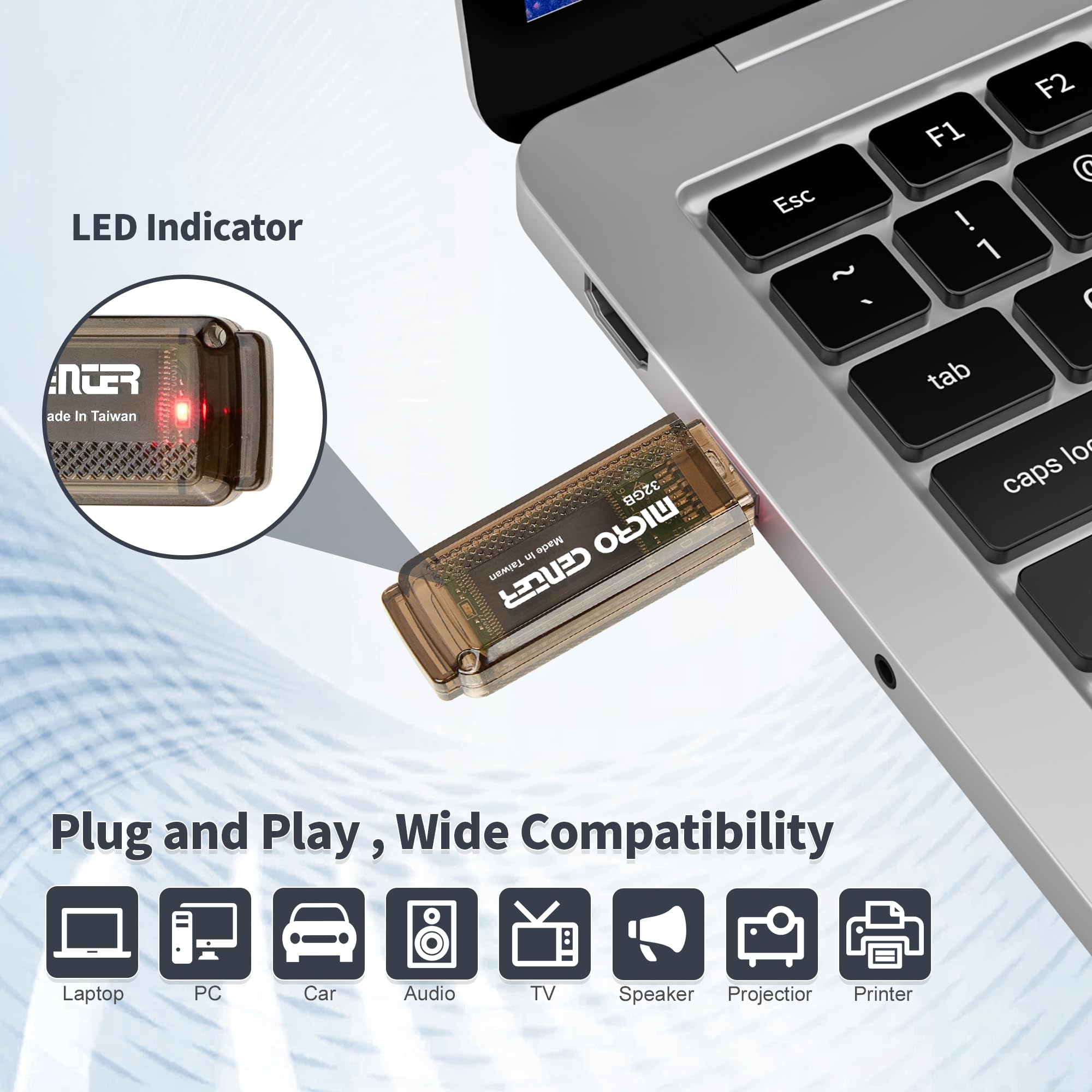Foto 6 pulgar | Unidad Flash Usb Inland Micro Center 32 Gb Usb 3.0/3.1 Gen1 - Venta Internacional.