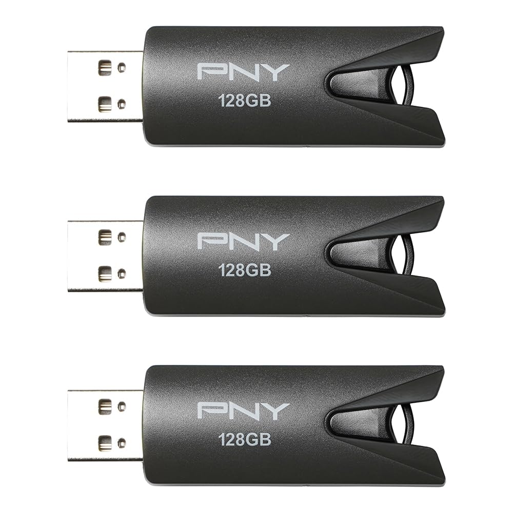 Foto 4 pulgar | Unidad Flash Usb Pny Attaché 128 Gb Usb 2.0, Paquete De 3 - Venta Internacional.