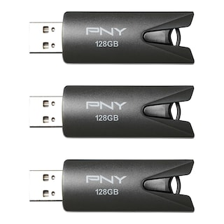 Foto 3 | Unidad Flash Usb Pny Attaché 128 Gb Usb 2.0, Paquete De 3 - Venta Internacional.