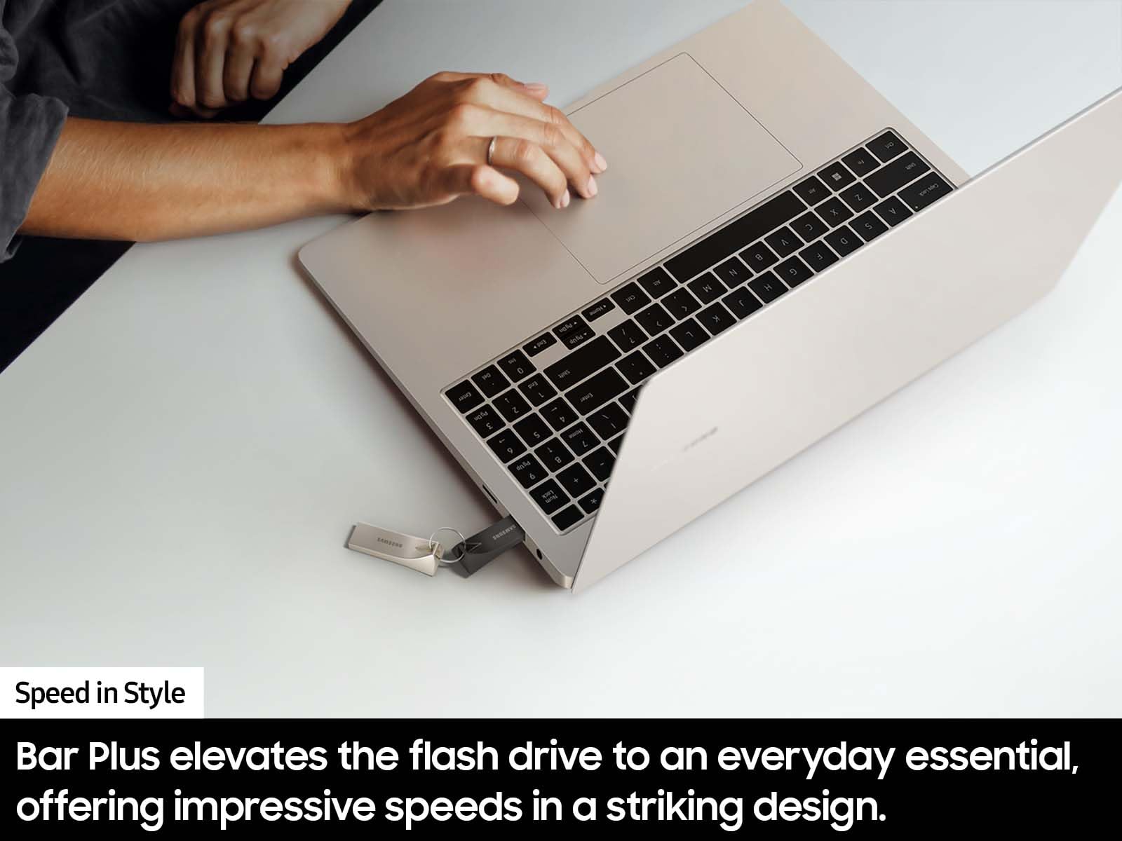 Foto 5 pulgar | Unidad Flash Samsung Bar Plus Usb 3.2 512gb Champagne Silver - Venta Internacional.