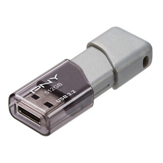 Foto 1 | Unidad Flash Pny Turbo Attache 3 512 Gb Usb 3.2 100 Mb/s Plateada - Venta Internacional.