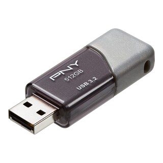 Foto 2 | Unidad Flash Pny Turbo Attache 3 512 Gb Usb 3.2 100 Mb/s Plateada - Venta Internacional.