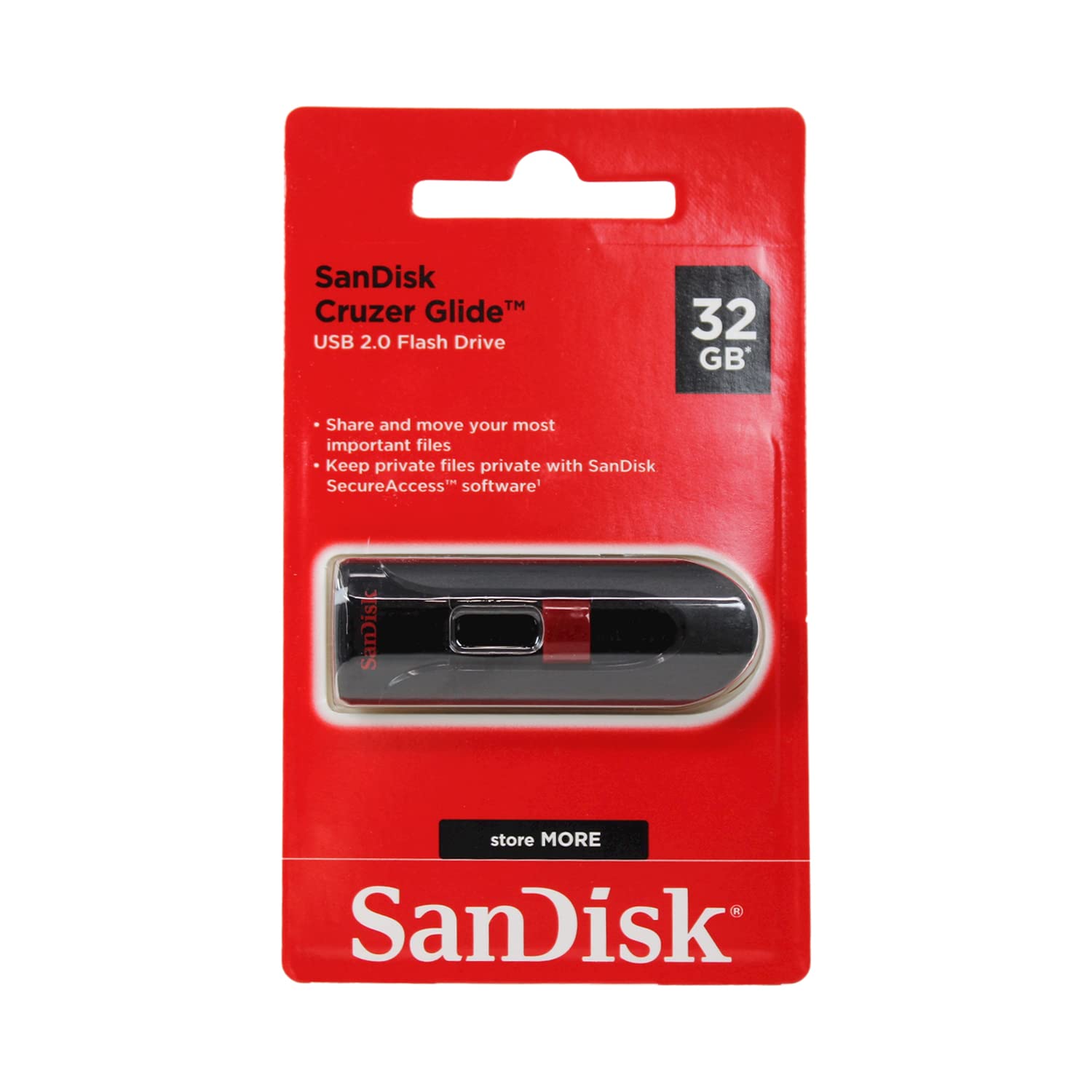 Unidad Flash Usb Sandisk Cruzer Glide 32 Gb (3 X 32 Gb), Paquete De 3 - Venta Internacional.