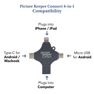 Foto 6 | Unidad Flash Usb Picture Keeper Connect De 64 Gb Para Apple Y Android - Venta Internacional.