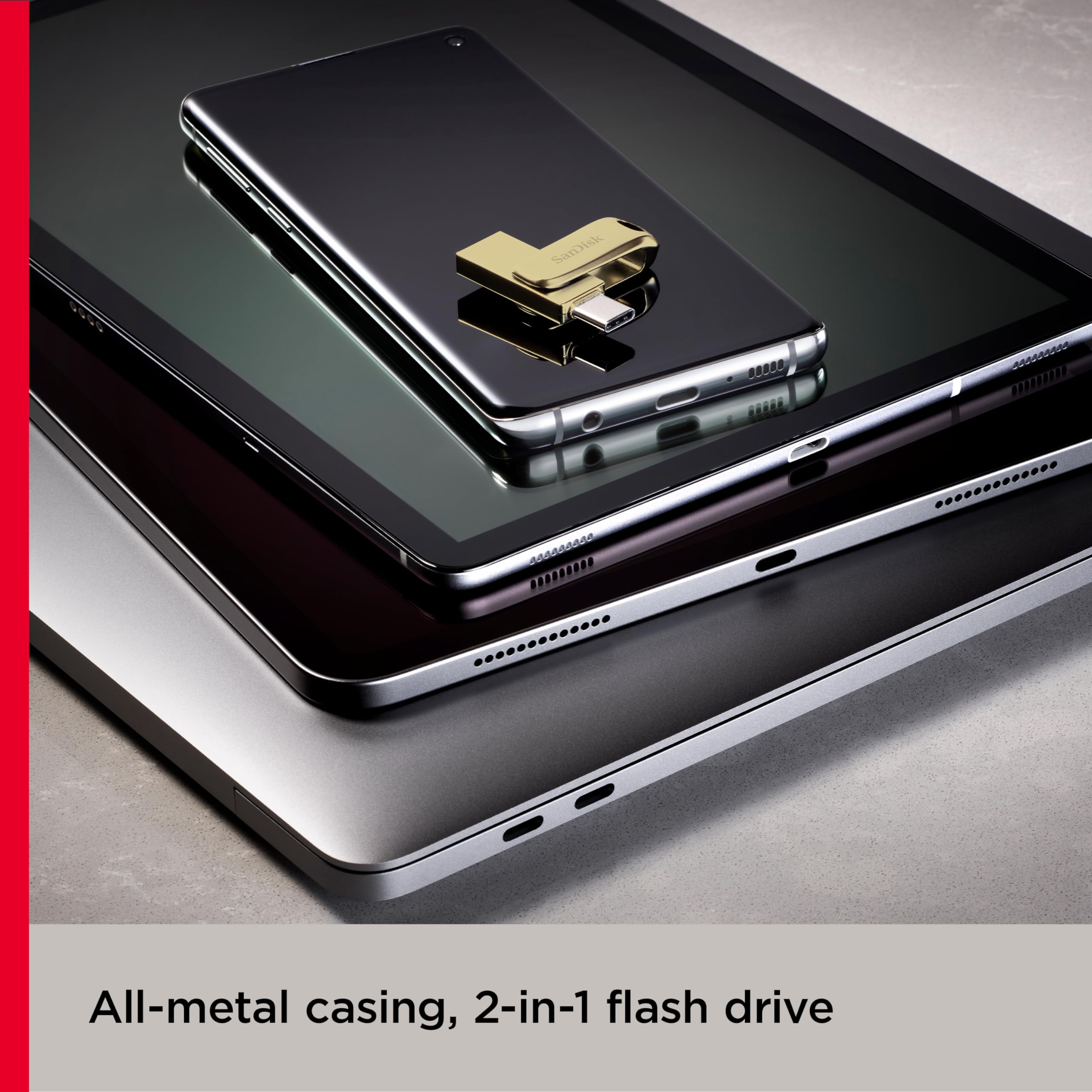 Foto 3 pulgar | Unidad Flash Usb Sandisk Ultra Dual Drive Luxe 256 Gb - Venta Internacional.