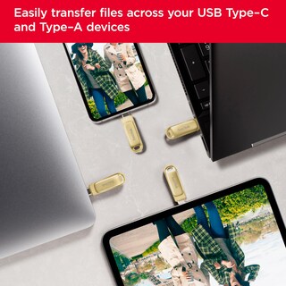 Foto 3 | Unidad Flash Usb Sandisk Ultra Dual Drive Luxe 256 Gb - Venta Internacional.