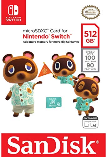Foto 3 pulgar | Tarjeta Microsd Sandisk 512gb Para Nintendo Switch/nintendo Switch Lite - Venta Internacional.