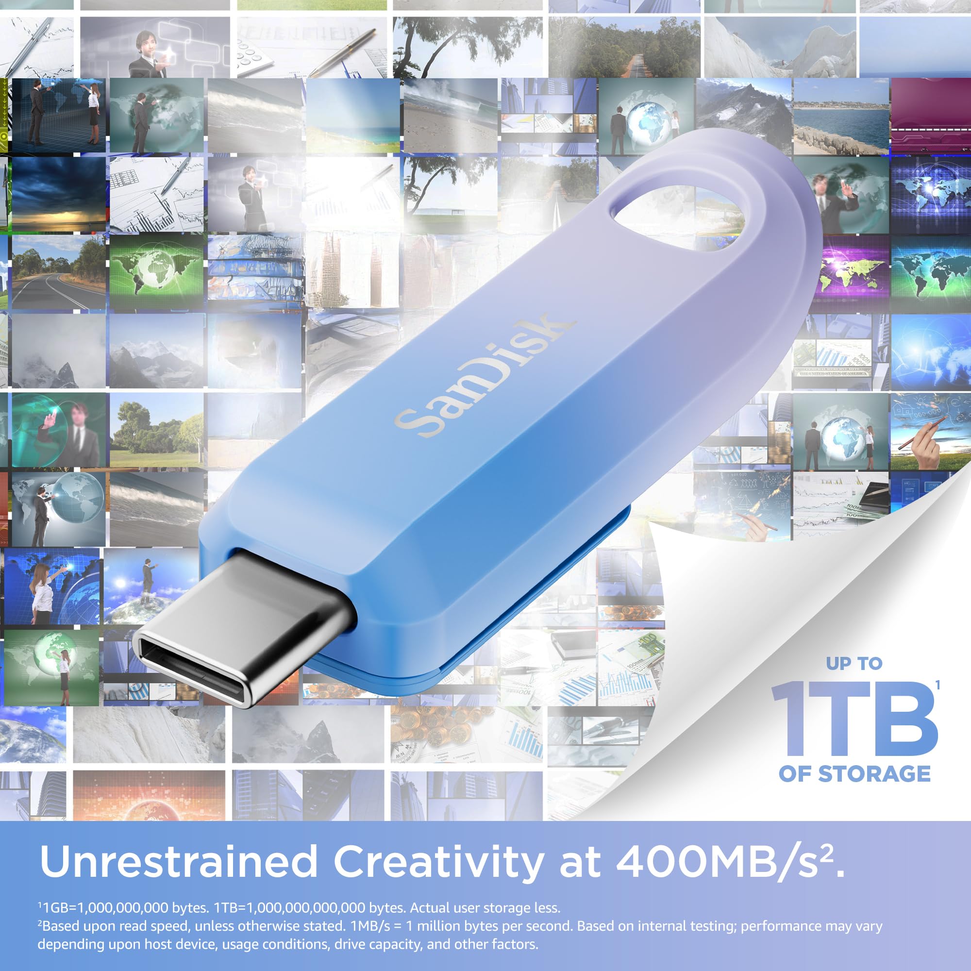 Foto 3 pulgar | Unidad Flash Sandisk Creator Usb-c De 1 Tb A 400 Mb/s Con Adobe Lightroom - Venta Internacional.