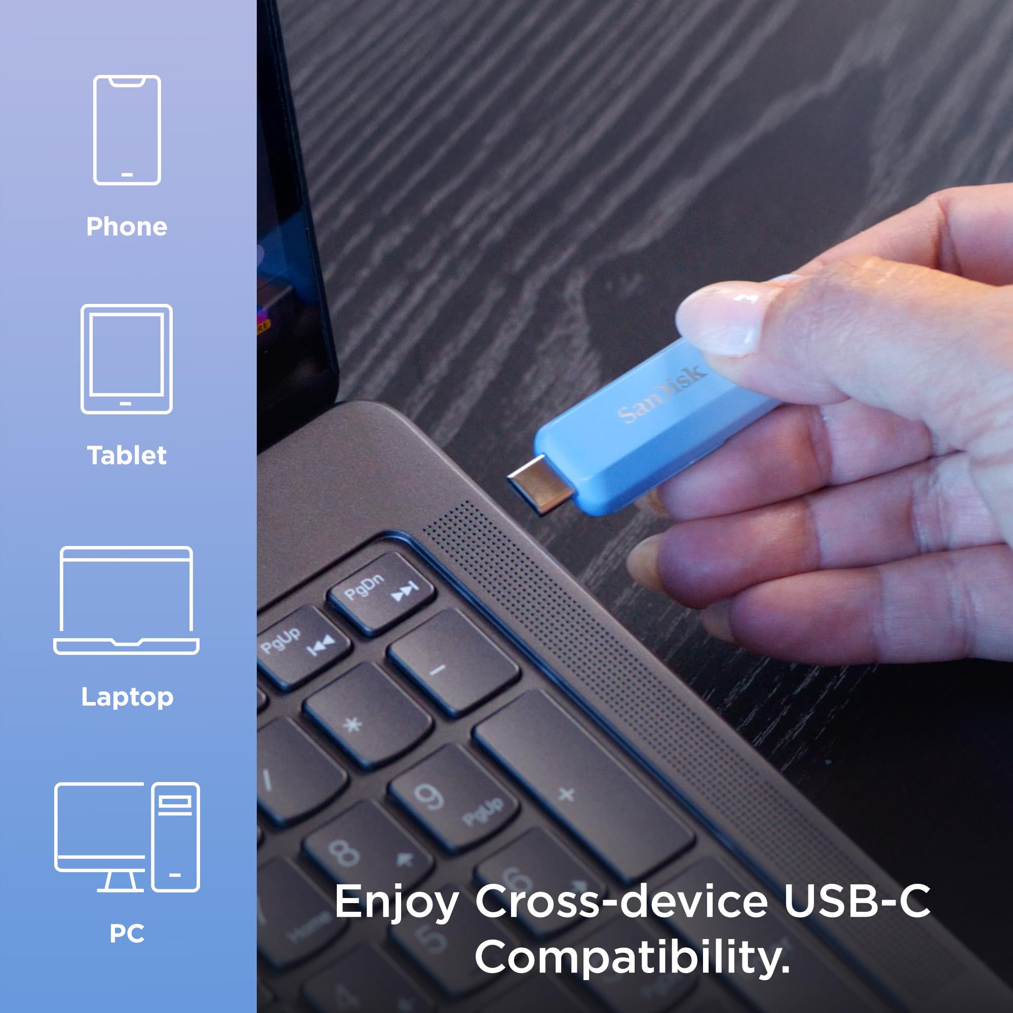 Foto 4 pulgar | Unidad Flash Sandisk Creator Usb-c De 1 Tb A 400 Mb/s Con Adobe Lightroom - Venta Internacional.