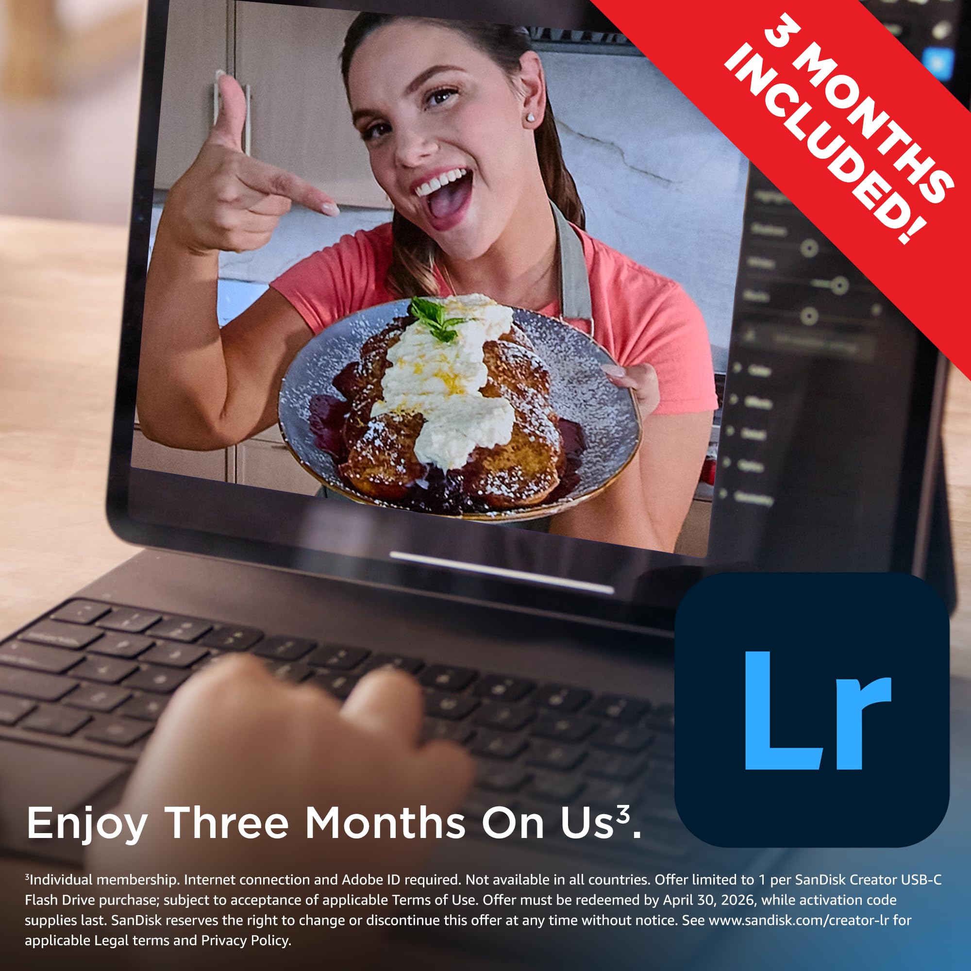 Foto 6 pulgar | Unidad Flash Sandisk Creator Usb-c De 1 Tb A 400 Mb/s Con Adobe Lightroom - Venta Internacional.