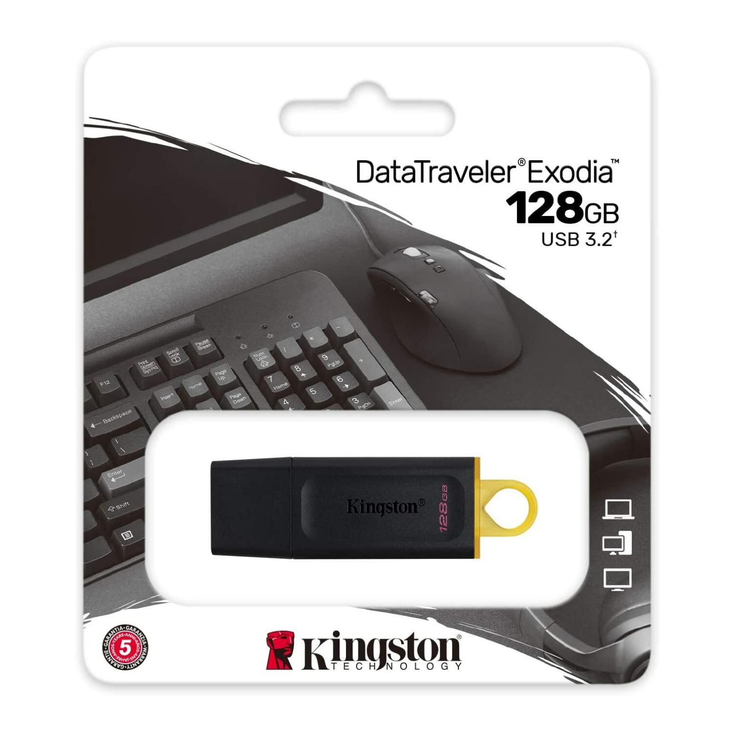 Foto 6 pulgar | Unidad Flash Usb Kingston Datatraveler Exodia 128 Gb Usb 3.2 - Venta Internacional.